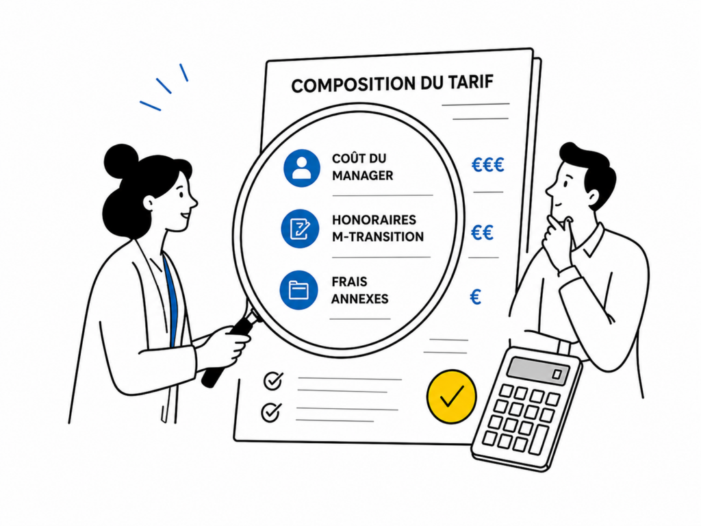 vous savez exactement ce que vous payez m-transition